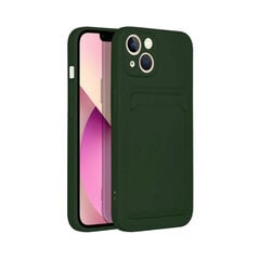 Forcell CARD apvalks priekš iPhone 14 Plus (6,7") - Zaļš cena un informācija | Telefonu vāciņi, maciņi | 220.lv