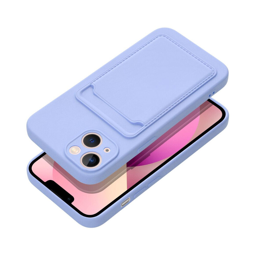Forcell CARD apvalks priekš iPhone 14 Plus (6,7") - Violets cena un informācija | Telefonu vāciņi, maciņi | 220.lv