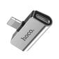 HOCO Lightning adapteris - 2x Lightning Music and Charge LS24 цена и информация | Adapteri un USB centrmezgli | 220.lv