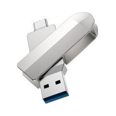 Флeшка USB 3.0 Hoco Wide UD10, USB + Type-C — 64GB цена и информация | USB накопители | 220.lv