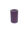 Steinhart cilindriska svece EDEL, 2 gb, perlamutra, violeta, 10 x 6.5 cm