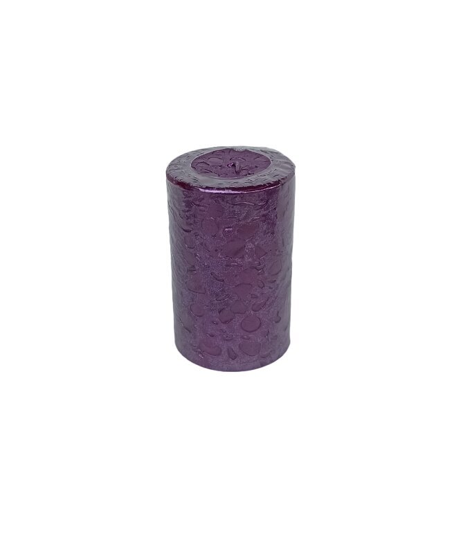Steinhart cilindriska svece EDEL, 2 gb, perlamutra, violeta, 10 x 6.5 cm cena un informācija | Sveces un svečturi | 220.lv
