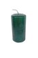 Steinhart cilindriska svece Brillantina, 2 gb, zaļa, 11 x 5.7 cm cena un informācija | Sveces un svečturi | 220.lv