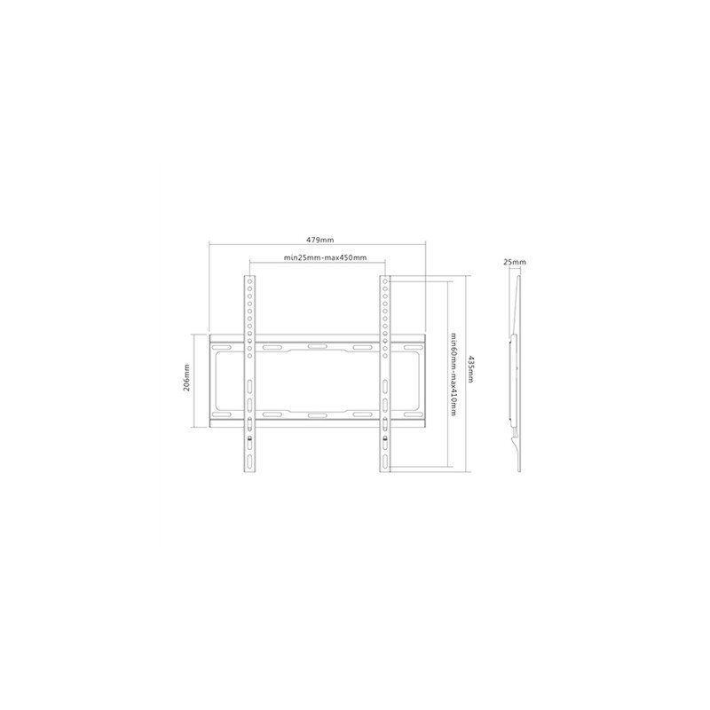 Sunne Bracket Fix 32-55” cena un informācija | TV kronšteini | 220.lv