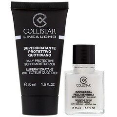 Komplekts Collistar Linea Uomo: mitrinošs krēms 50 ml + pēcskūšanās losjons 15 ml цена и информация | Косметика и средства для бритья | 220.lv