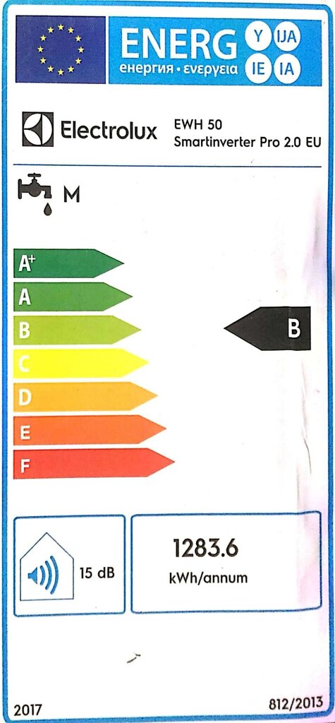 Boileris Electrolux SmartInverter PRO 2.0EU 50L cena un informācija | Ūdens sildītāji | 220.lv