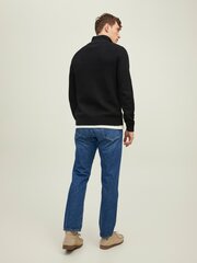 Jack & Jones vīriešu džemperis 12212054*01, melns 5715310017925 cena un informācija | Vīriešu džemperi | 220.lv