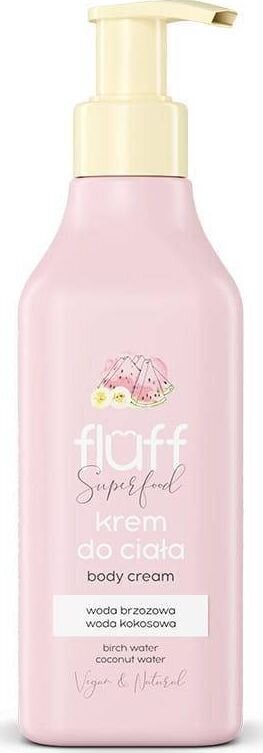 Ķermeņa krēms Fluff Super Food Body Cream Arbūzs un banāns, 200 ml цена и информация | Ķermeņa krēmi, losjoni | 220.lv