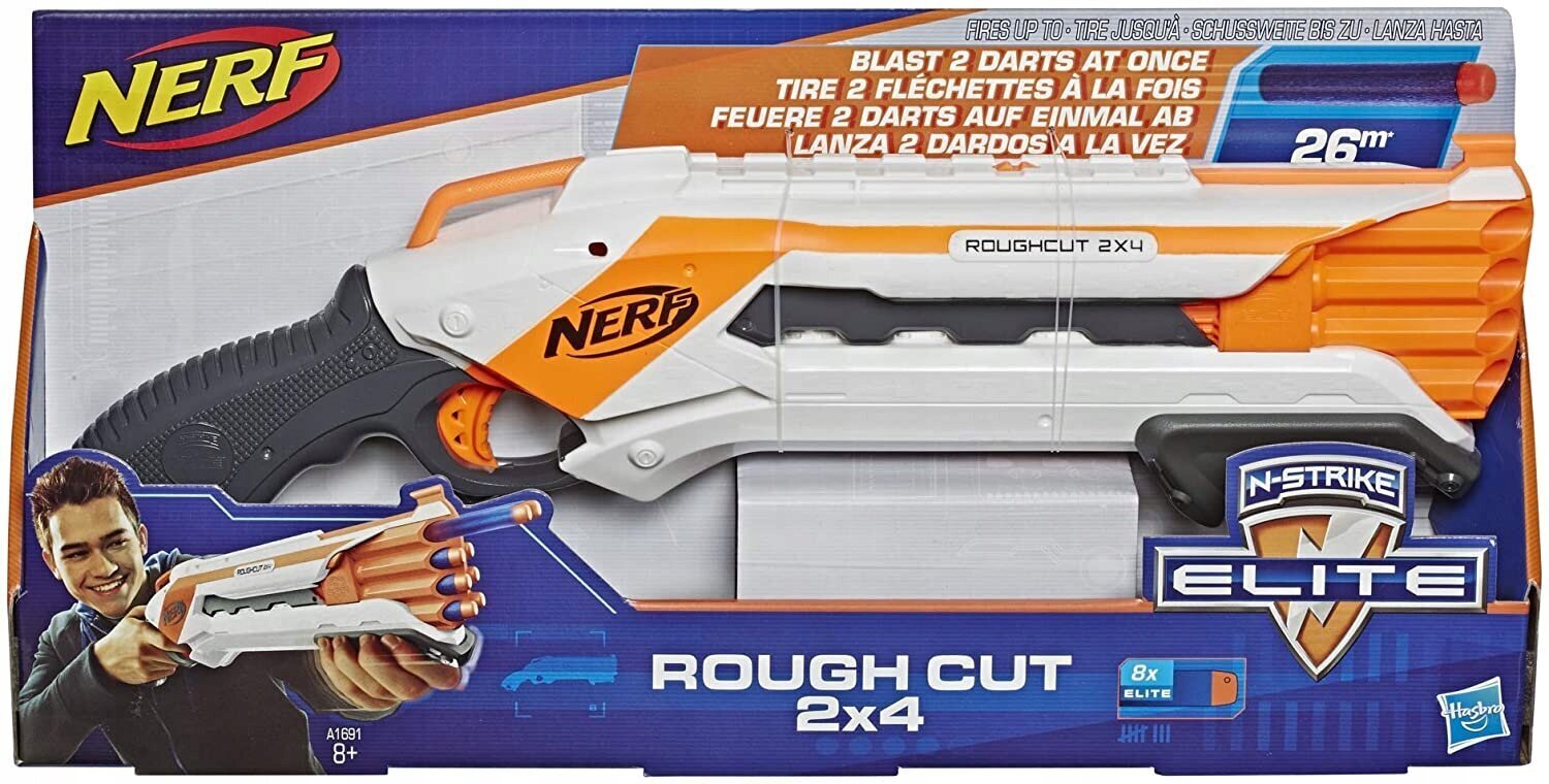 Nerf N-Strike Elite Rough bise cena un informācija | Rotaļlietas zēniem | 220.lv