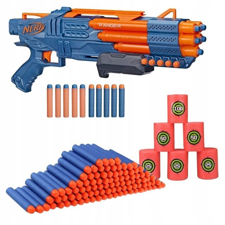 NERF ELITE 2.0 RANGER šautenes palaišanas ierīce + MĒRĶI + 50 bultiņas cena un informācija | Rotaļlietas zēniem | 220.lv