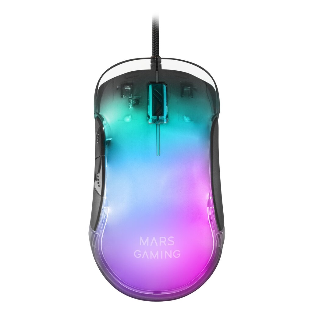 MARS GAMING MMGLOW spēļu pele 12800DPI / 1000Hz / Chroma-Glow cena un informācija | Peles | 220.lv