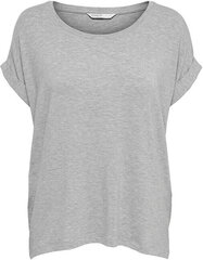 Женская футболка ONLMOSTER 15106662 Светло-Серый Меланж цена и информация | Женские футболки | 220.lv