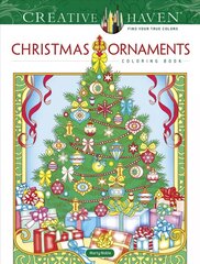 Creative Haven Christmas Ornaments Coloring Book цена и информация | Книги для самых маленьких | 220.lv