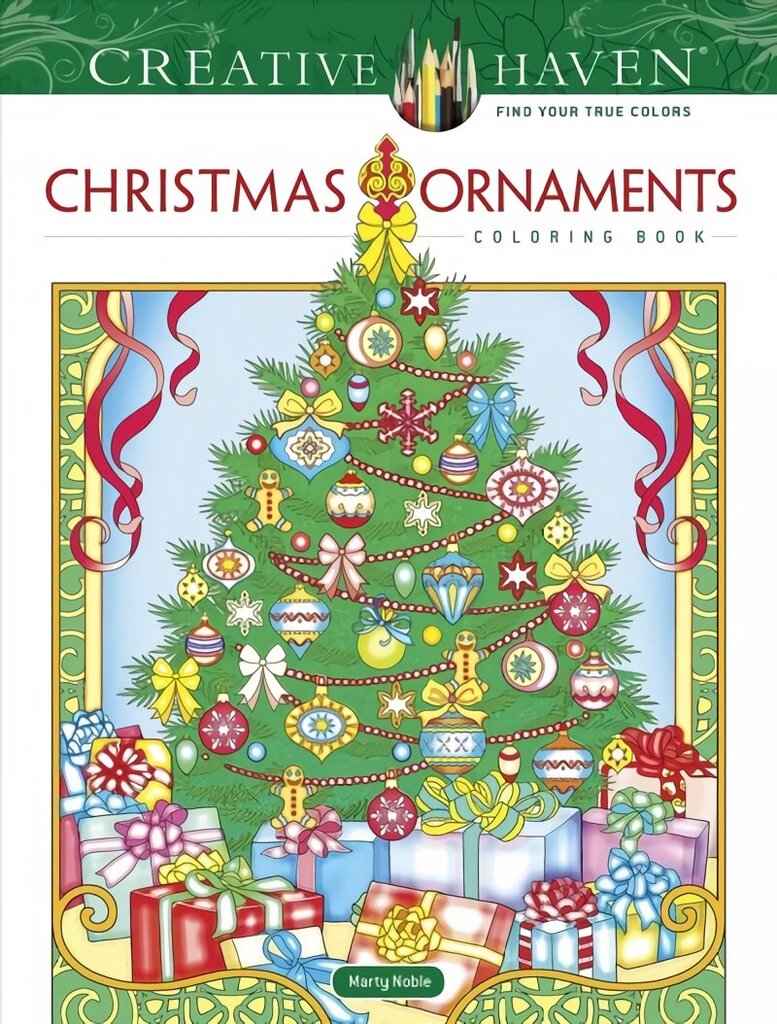 Creative Haven Christmas Ornaments Coloring Book цена и информация | Grāmatas mazuļiem | 220.lv