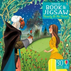 Usborne Book and Jigsaw Beauty and the Beast cena un informācija | Grāmatas mazuļiem | 220.lv