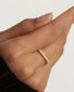 PDPAOLA Burvīgs apzeltīts gredzens ar cirkoniem TIARA AN01-665 cena un informācija | Gredzeni | 220.lv