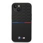 BMW M Liquid Silicone Tricolor Case for iPhone 14 Plus Black cena un informācija | Telefonu vāciņi, maciņi | 220.lv