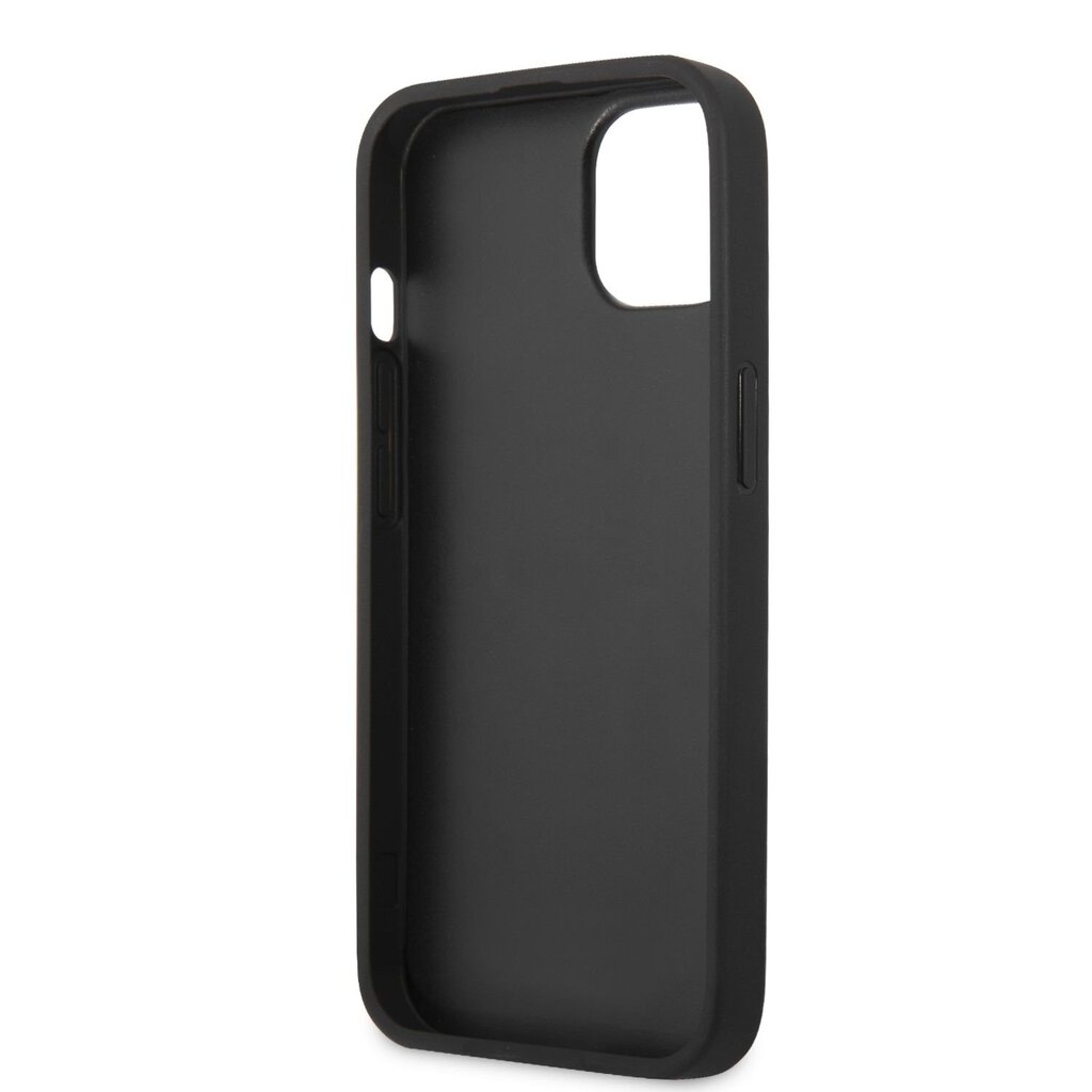 BMW Leather Hot Stamp Case for iPhone 14 Plus Black цена и информация | Telefonu vāciņi, maciņi | 220.lv