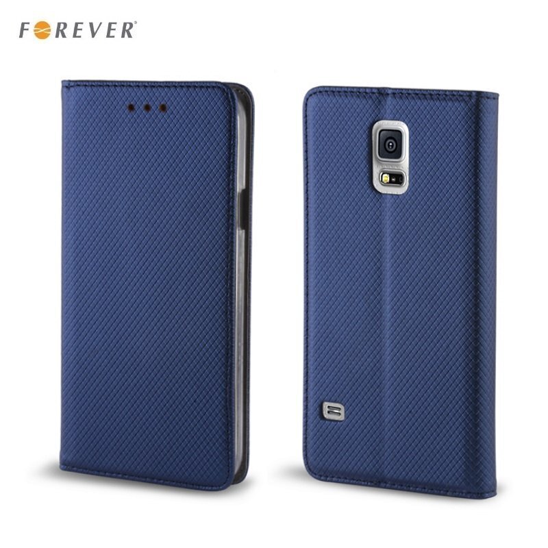 Smart Magnet case for Samsung Galaxy S6 Egde G925 navy blue cena un informācija | Telefonu vāciņi, maciņi | 220.lv