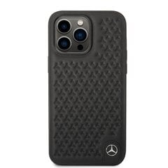 Mercedes Genuine Leather Star Case for iPhone 14 Pro Max Black cena un informācija | Telefonu vāciņi, maciņi | 220.lv