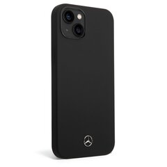 Mercedes Liquid Silicone Case for iPhone 14 Plus Black cena un informācija | Telefonu vāciņi, maciņi | 220.lv