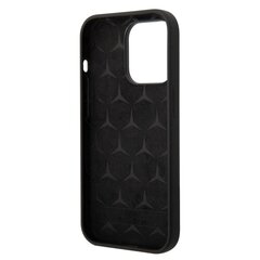 Mercedes Liquid Silicone Case for iPhone 14 Pro Black cena un informācija | Telefonu vāciņi, maciņi | 220.lv