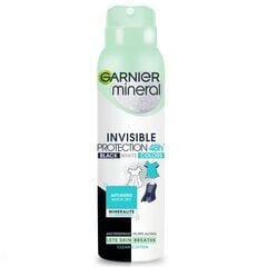 Спрей-дезодорант для женщин Garnier Mineral Invisible Protection 48H, 150 мл цена и информация | Дезодоранты | 220.lv