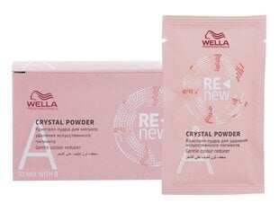 Нежный порошок для удаления краски с волос Wella Professionals Crystal Powder, 5x9 г цена и информация | Краска для волос | 220.lv