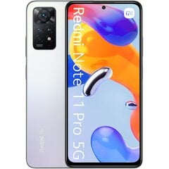 Xiaomi Redmi Note 11 Pro 5G 6/128GB Polar White. cena un informācija | Mobilie telefoni | 220.lv