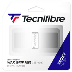 Pamatgrips Tecnifibre WAX FEEL , 1.8mm, Balts cena un informācija | Āra tenisa preces | 220.lv