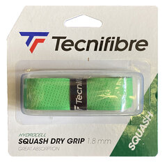 Pamatgrips Tecnifibre SQUASH DRY , 1.8mm, Zaļš цена и информация | Сквош | 220.lv