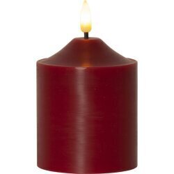 LED Vaska svece tum&scaron;i sarkana 0,03W 7,5x12cm Flamme 061-61 cena un informācija | Sveces un svečturi | 220.lv