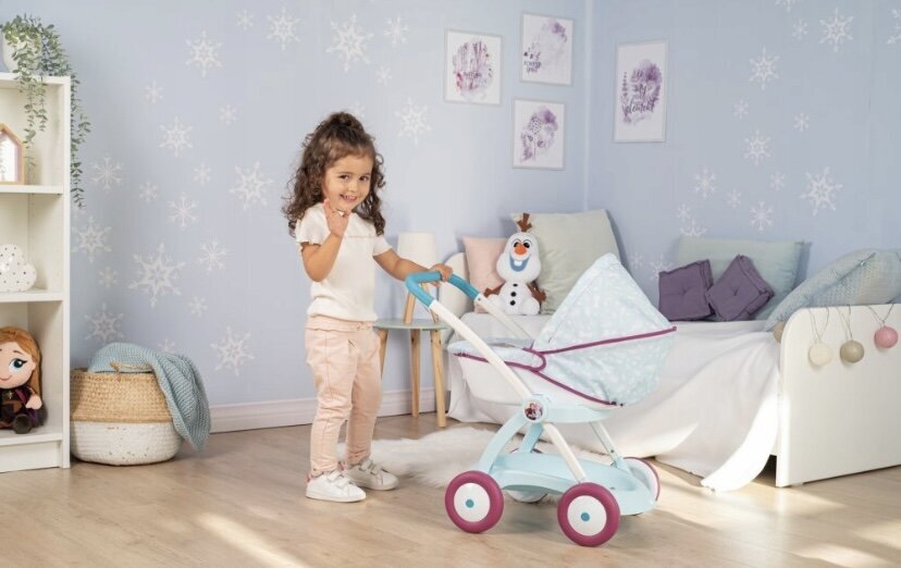Leļļu ratiņi Frozen cena un informācija | Rotaļlietas meitenēm | 220.lv