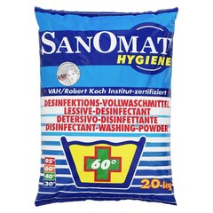 Veļas mazgāšanas un dezinfekcijas pulveris Sanomat, 20 kg cena un informācija | Veļas mazgāšanas līdzekļi | 220.lv
