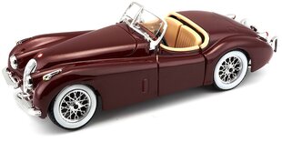 Auto modelis Jaguar XK 120 Roadster Bburago, 1:24 cena un informācija | Rotaļlietas zēniem | 220.lv