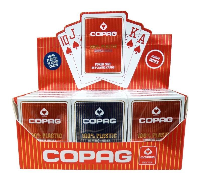 Kārtis Cartamundi Cards Poker Plastic PKJ RED Jumbo cena un informācija | Galda spēles | 220.lv