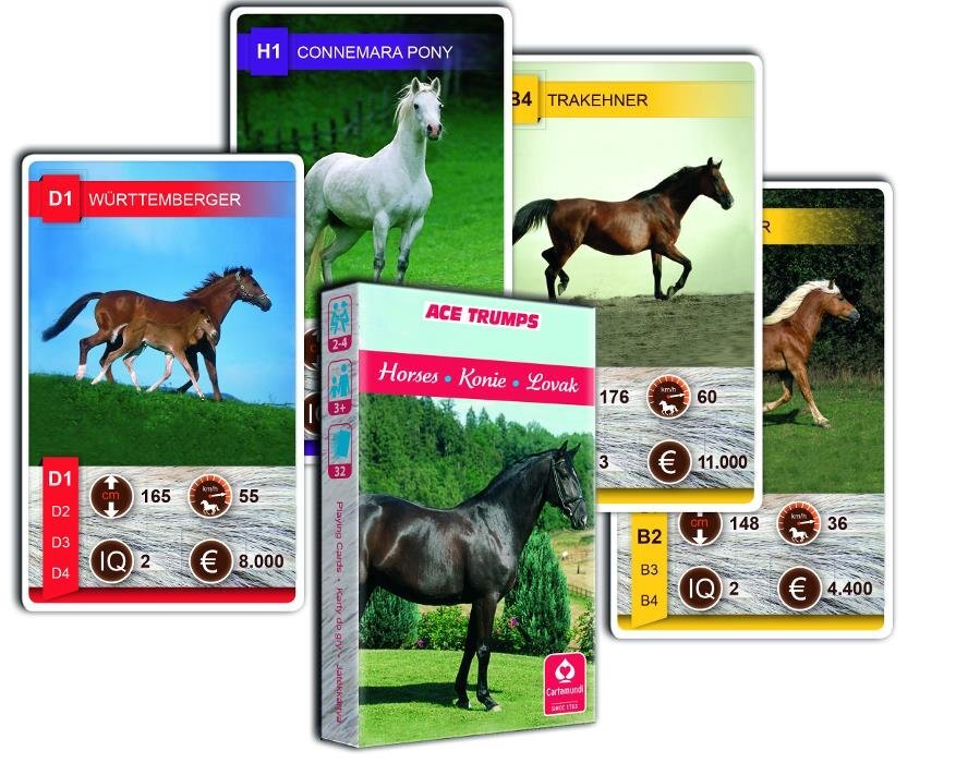 Kāršu spēle Zirgi cena un informācija | Galda spēles | 220.lv