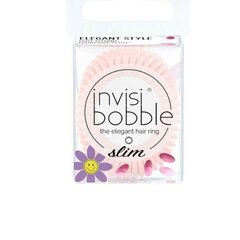 Резинки для волос Invisibobble Slim Retro Розовый (3 Предметы) цена и информация | Аксессуары для волос | 220.lv