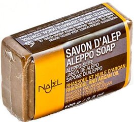 Мыло с глиной рассул и аргановым маслом Najel Aleppo, 100г цена и информация | Мыло | 220.lv