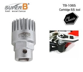 Ключ для центрального картриджа, Super B TB-1065 (90A) 3369 цена и информация | Инструменты, средства ухода для велосипеда | 220.lv