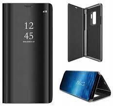 Smart Clear View Case for Samsung A50/A30s/A50s black цена и информация | Чехлы для телефонов | 220.lv