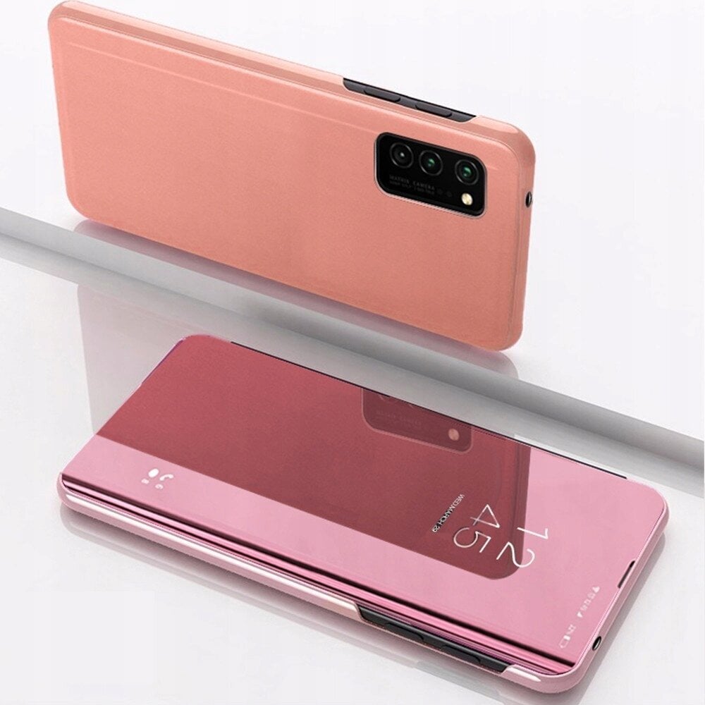 TelforceOne Smart Clear View, Xiaomi Redmi Note 7 pink cena un informācija | Telefonu vāciņi, maciņi | 220.lv