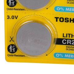 Toshiba CR2450 CP-5C cena un informācija | Baterijas | 220.lv