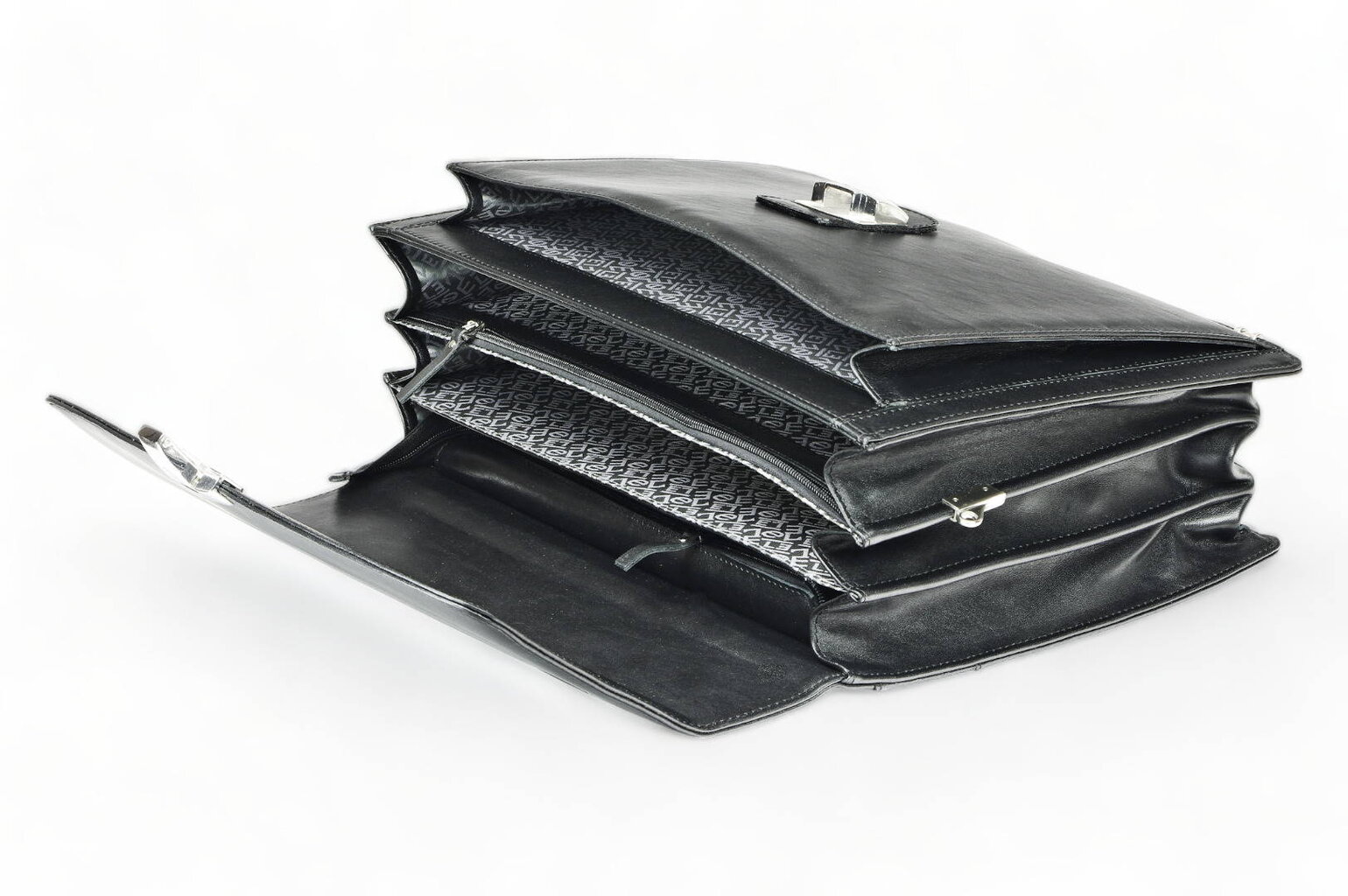 Dabīgās ādas portfelis ar pleca siksnu No28 melns cena un informācija | Vīriešu somas | 220.lv