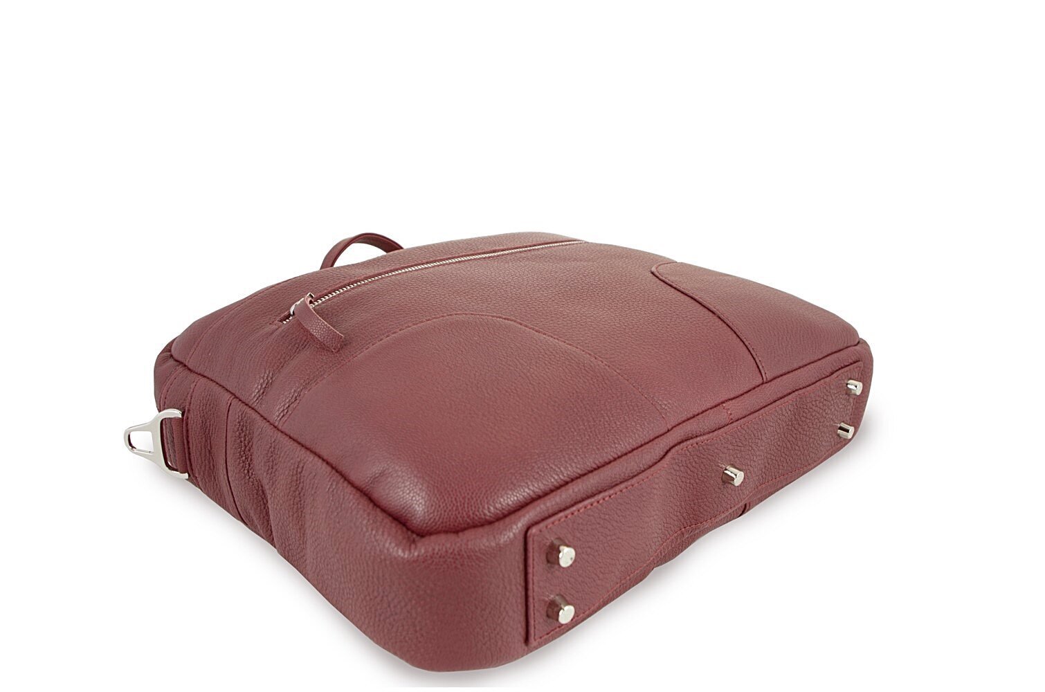 Dabīgās ādas soma\portfelis ar pleca siksnu No63 bordo cena un informācija | Vīriešu somas | 220.lv