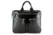 Dabīgās ādas soma\portfelis ar pleca siksnu No70 melna cena un informācija | Vīriešu somas | 220.lv