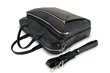 Dabīgās ādas soma\portfelis ar pleca siksnu No701 melna cena un informācija | Vīriešu somas | 220.lv