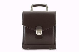 Кожаная сумка с плечевым ремнем №1611 коричневый цена и информация | Мужские сумки | 220.lv