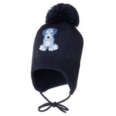 Детская шапка Lenne Afara 22374*229 4741593158995, тёмно-синяя цена и информация | Шапки, перчатки, шарфы для мальчиков | 220.lv