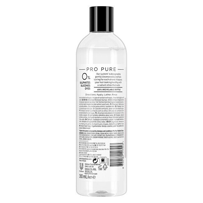 Šampūns krāsotiem matiem Pro Pure Radiant Color (Shampoo) 380 ml cena un informācija | Šampūni | 220.lv